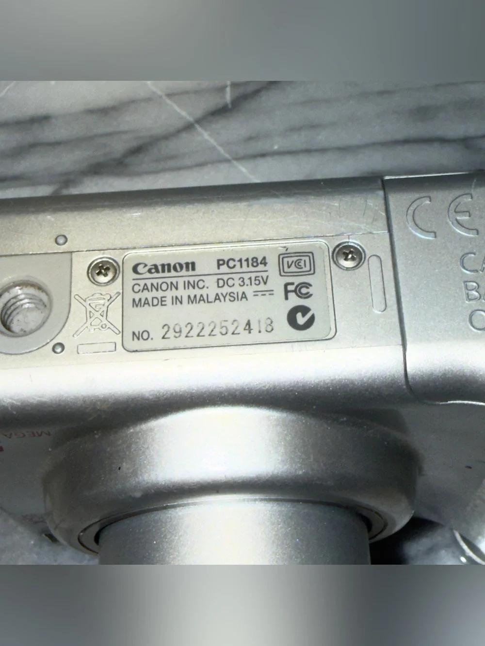 Canon PowerShot A530 5.0MP Digital Camera Silver | TESTED WORKING NICE